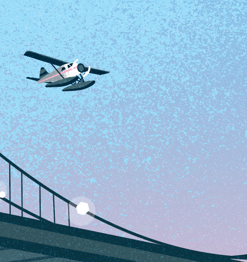 Vancouver Art Print | Lions Gate Bridge Poster