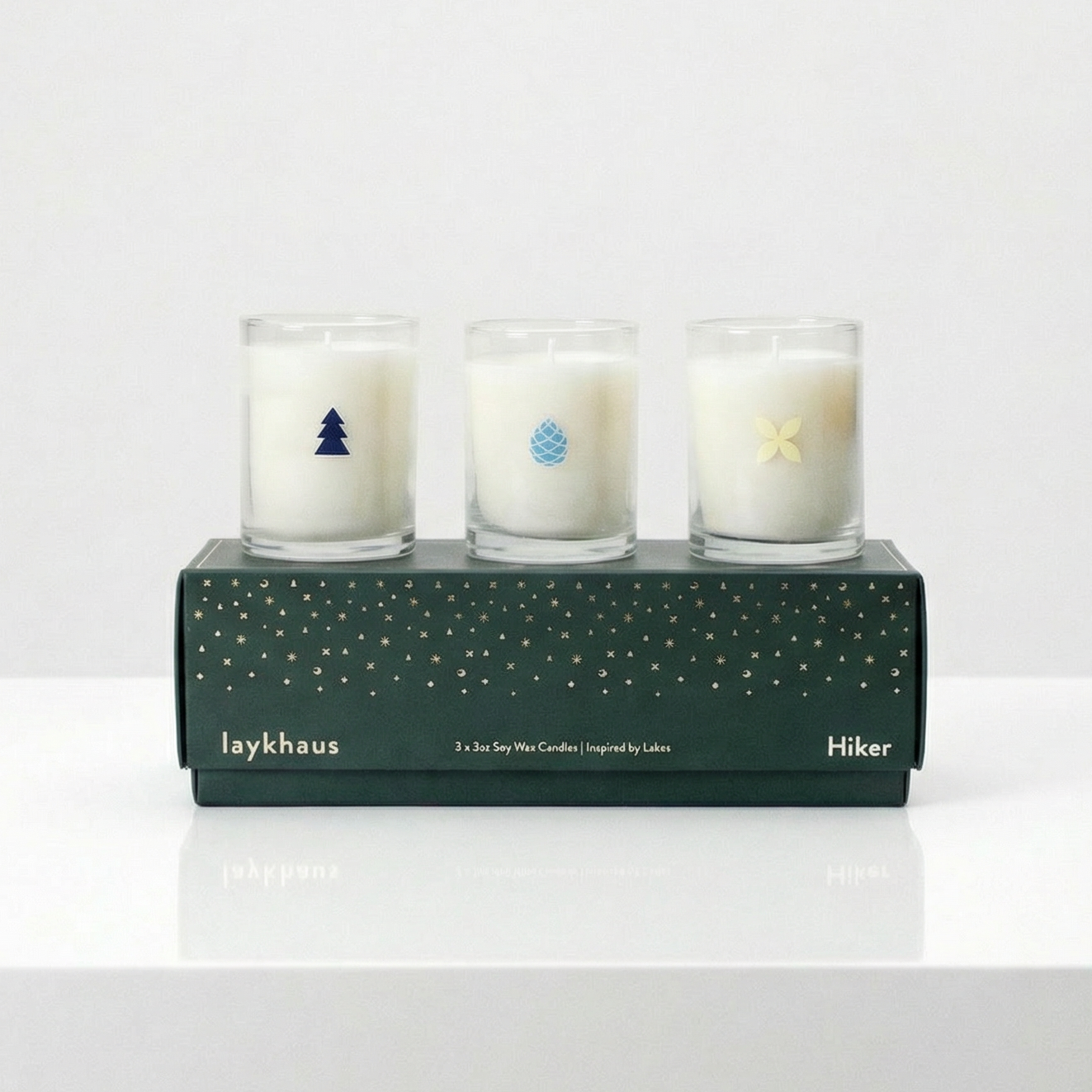 Candle trio votive hiking box set