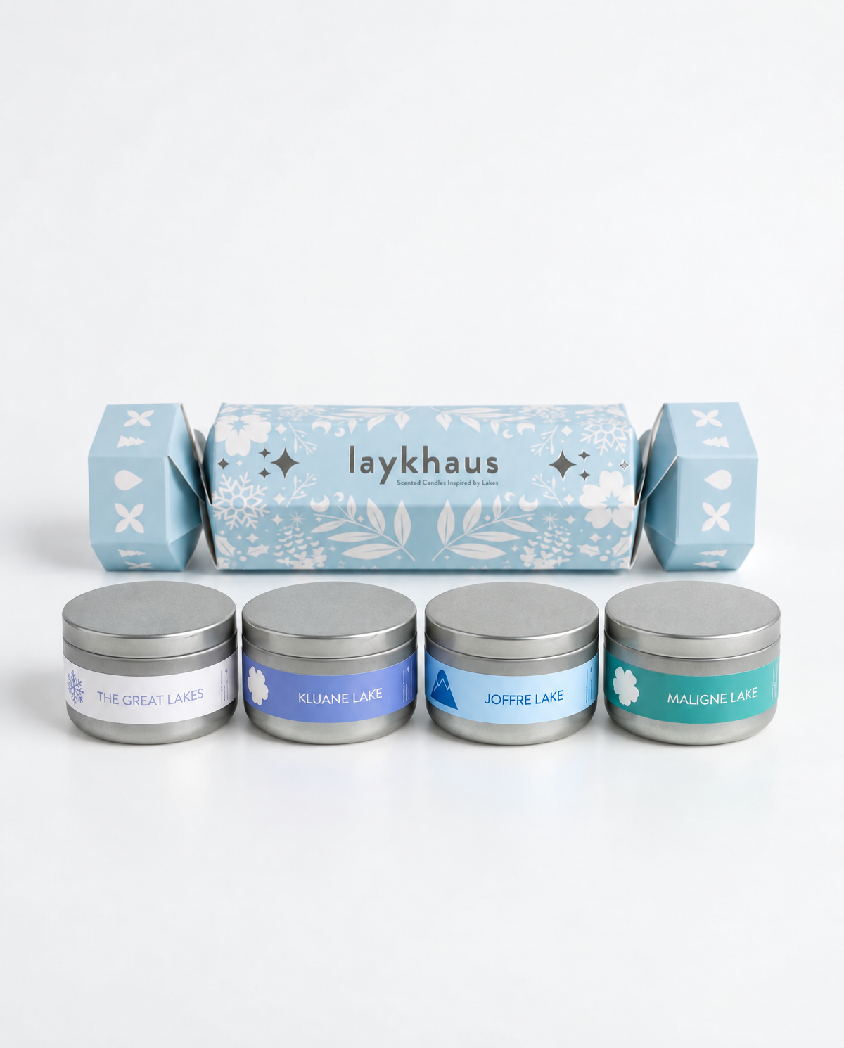 Snowfall Collection Candle Cracker Giftset