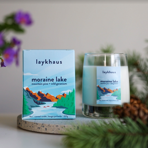 
                  
                    Mountain Pine + Wild Geranium | Moraine Lake
                  
                